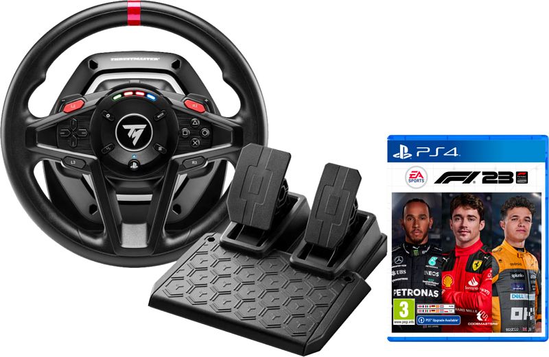 Foto van Thrustmaster t128 racestuur + f1 23 ps4