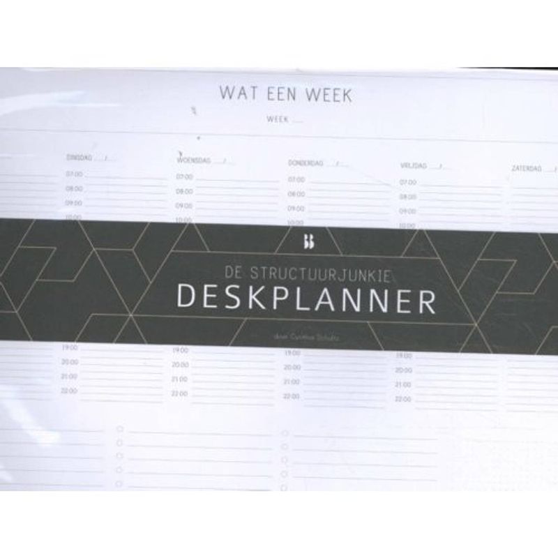 Foto van De structuurjunkie deskplanner - structuurjunkie