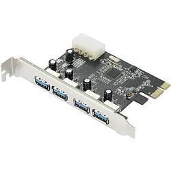 Foto van Renkforce 4 poorten usb 3.2 gen 1-controllerkaart usb-a pcie