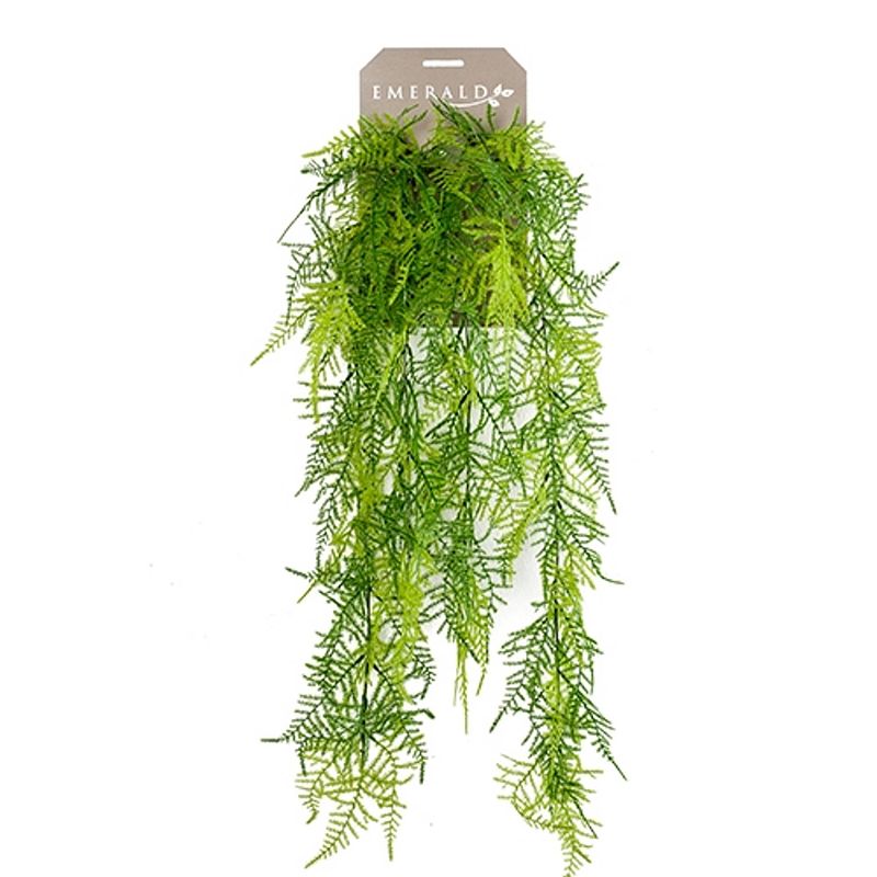 Foto van Emerald asparagus plumosus hanging bush x6 80 cm kunstplant