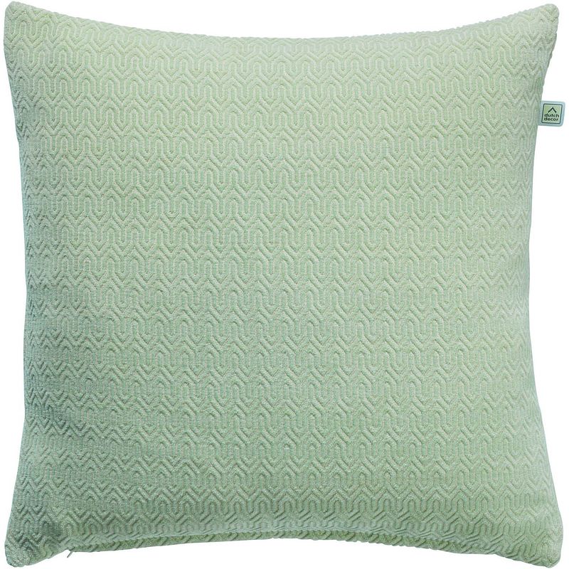 Foto van Dutch decor dirk - kussenhoes pistache 45x45 cm - groen - groen