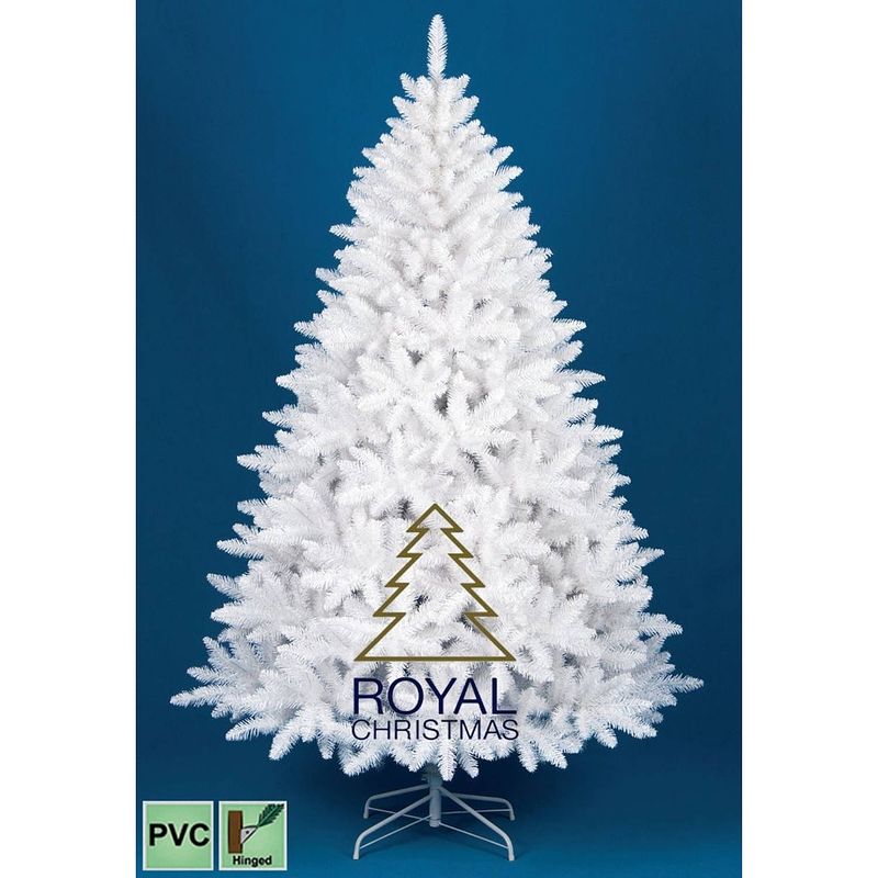 Foto van Royal christmas witte kunstkerstboom washington promo 180cm