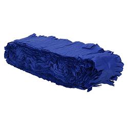 Foto van Feest/verjaardag versiering slingers donkerblauw 24 meter crepe papier - feestslingers