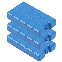 Foto van Set van 3x stuks koelelementen blauw 400 ml 16 x 9 x 3.5 cm - koelelementen