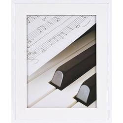 Foto van Henzo fotolijst - piano - fotomaat 40x50 cm - wit