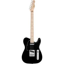 Foto van Squier affinity series telecaster black mn black pickguard fsr elektrische gitaar