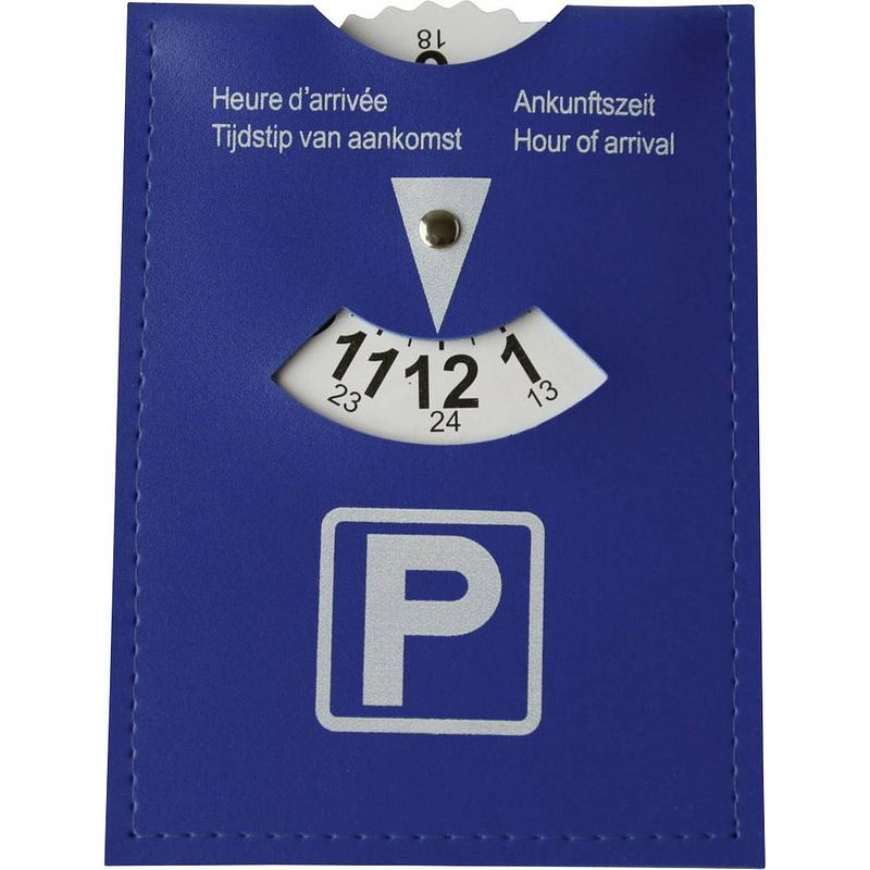 Foto van Hp autozubehör 19941 parkeerschijf 15 cm x 11 cm kunstleer