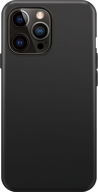 Foto van Xqisit silicone case apple iphone 15 pro max back cover zwart