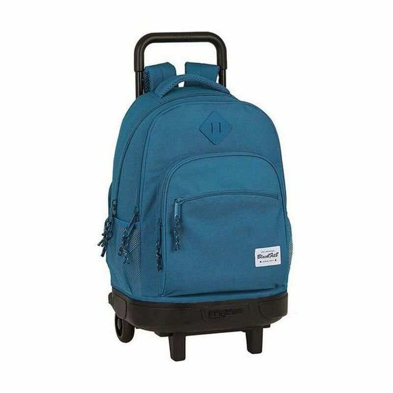 Foto van Schoolrugzak met wielen compact blackfit8 egeo blauw (33 x 45 x 22 cm)