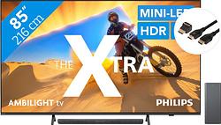 Foto van Philips the xtra 85pml9009 - qd miniled (2024) + soundbar + hdmi kabel