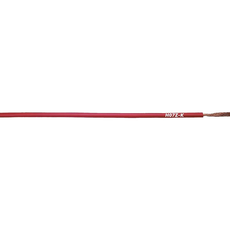 Foto van Lapp 4726043k draad h07z-k 1 x 4 mm² rood 600 m