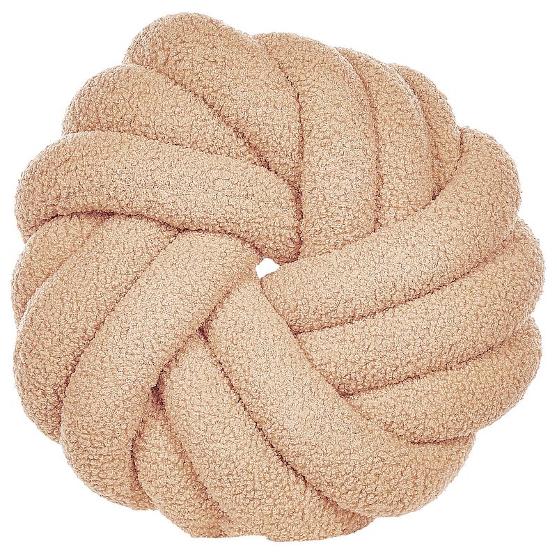 Foto van Beliani akola - sierkussen-beige-bouclé