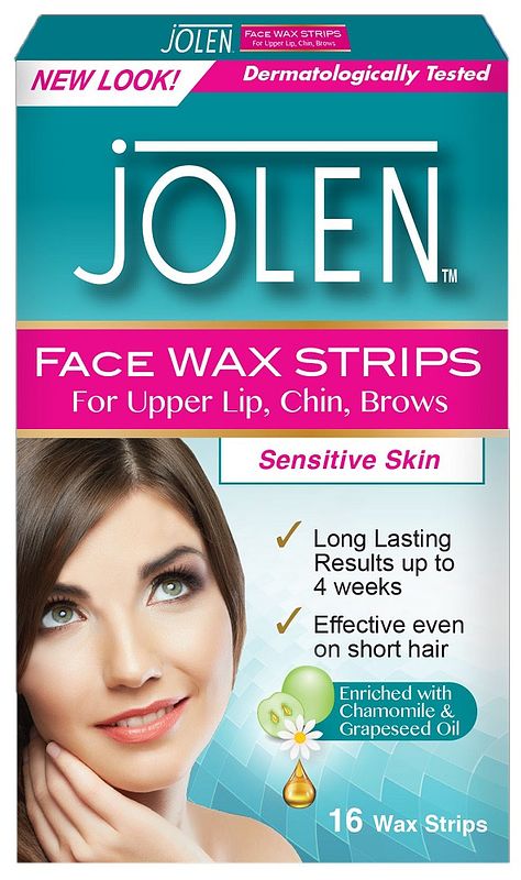 Foto van Jolen face wax strips