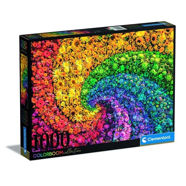 Foto van Clementoni puzzel flower colorboom 1000 stukjes