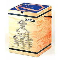 Foto van Kapla houten bouwplankjes kapla 280 boek geel