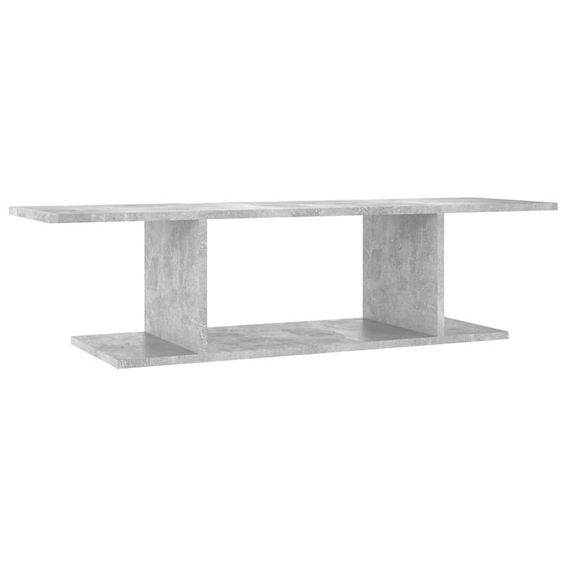 Foto van The living store televisiewandkast - betongrijs - 103 x 30 x 26.5 cm - trendy en praktisch