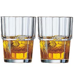 Foto van Arcoroc whisky tumbler glazen - 12x - norvege serie - 160 ml - whiskeyglazen