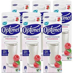 Foto van Optimel drinkyoghurt framboos 6 x 1000ml bij jumbo