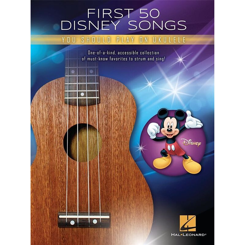 Foto van Hal leonard first 50 disney songs you should play on ukulele