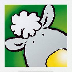 Foto van Jean paul courtsey - sheep kunstdruk 30x30cm