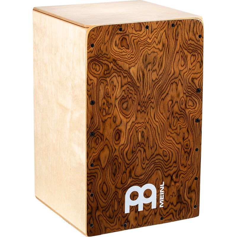 Foto van Meinl sc100bw snarecraft baltic burl wood cajon