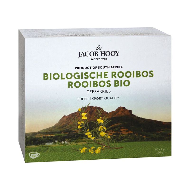 Foto van Jacob hooy biologische rooibos zakjes 80st