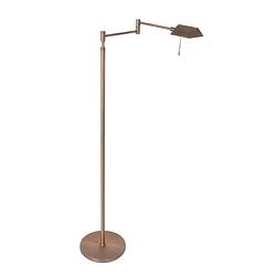 Foto van Klassieke vloerlamp - steinhauer - glas - klassiek - led - l: 60cm - voor binnen - woonkamer - eetkamer - brons
