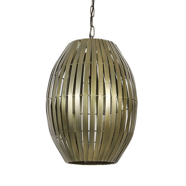 Foto van Light & living - hanglamp kyomi - 34x34x49 - brons