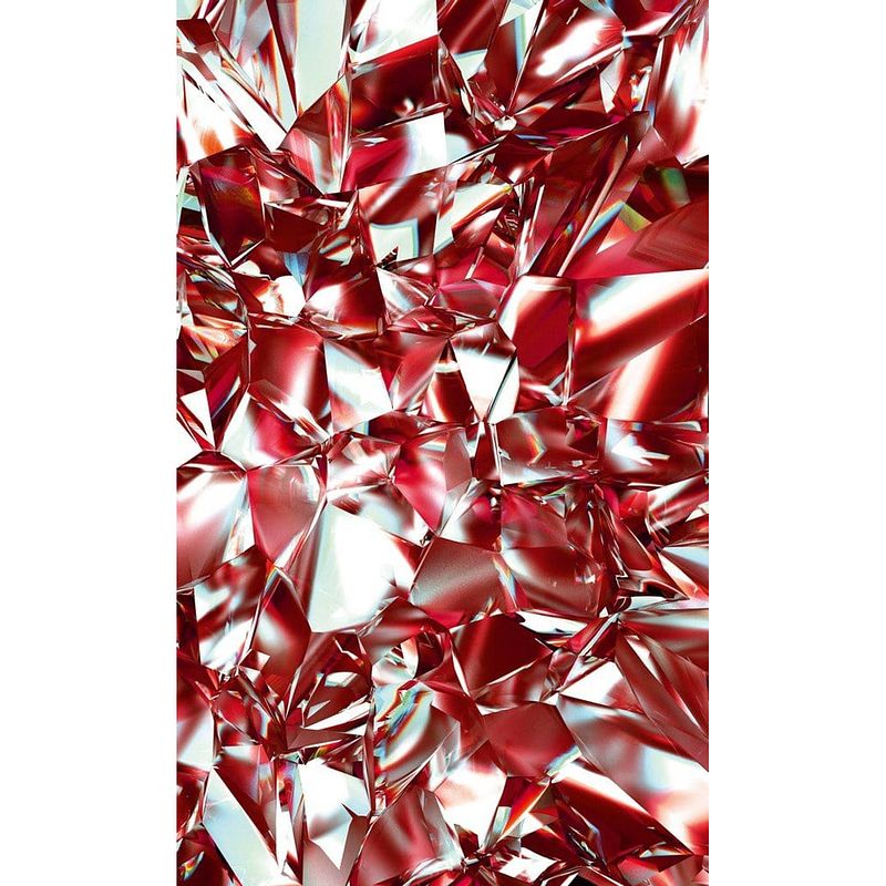 Foto van Dimex red crystal vlies fotobehang 150x250cm 2-banen