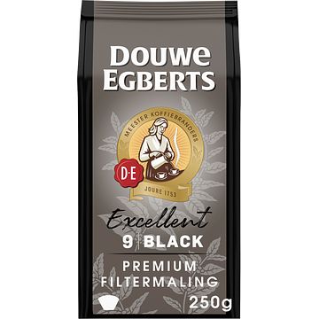 Foto van Douwe egberts black (9) filterkoffie 250g bij jumbo