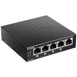 Foto van D-link dgs-1005p/e netwerk switch 5 poorten 1 / 10 gbit/s