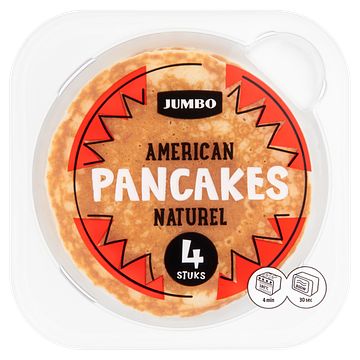 Foto van Pannenkoeken, poffertjes of pancakes 2 verpakkingen a 100810 gram m.u.v. jan poffertjes 12 stuks | jumbo american pancakes 160g aanbieding bij jumbo