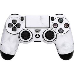 Foto van Software pyramide skin für ps4 controller white marble cover ps4