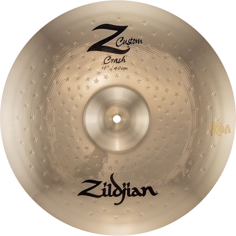 Foto van Zildjian z40113 z custom crash brilliant 16 inch crash bekken