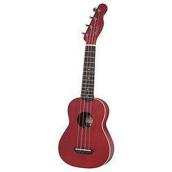 Foto van Fender california coast venice sopraan ukelele cherry