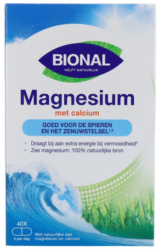 Foto van Bional magnesium met calcium capsules