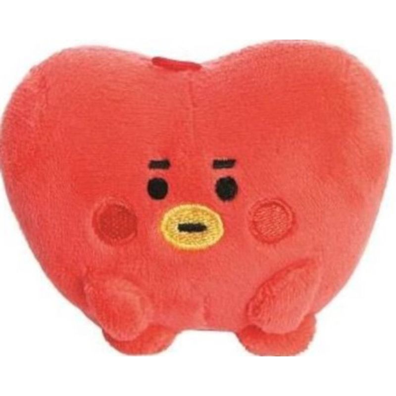 Foto van Aurora knuffel tata baby pong pong junior 8 cm pluche rood