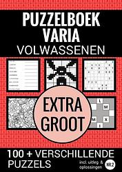 Foto van Boek cadeau - puzzelboek varia extra groot - nr. 2 - voor ouderen, slechtzienden, senioren, opa en oma - puzzelboeken & meer - paperback