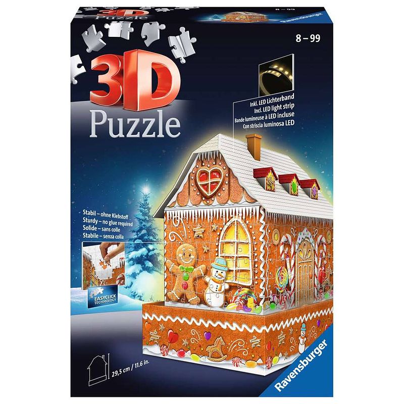 Foto van Ravensburger 3d puzzel gingerbread house