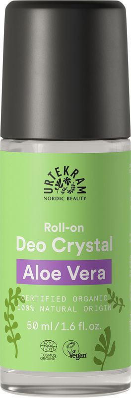 Foto van Urtekram crystal deoroller aloe vera