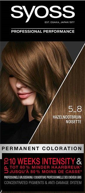 Foto van Syoss color salonplex 5-8 hazelnootbruin