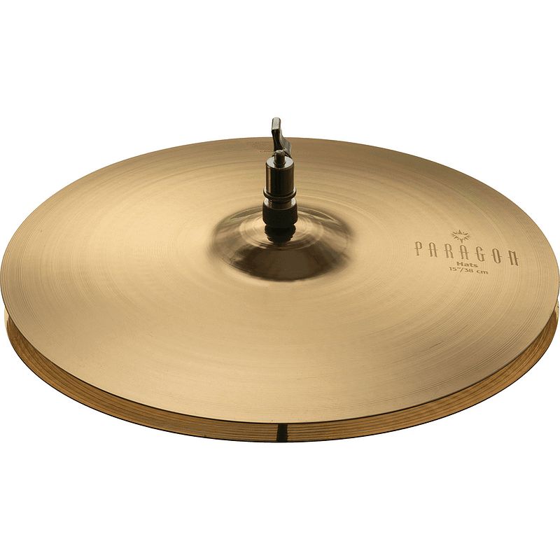 Foto van Sabian np1502b paragon hihat 15 inch, brilliant