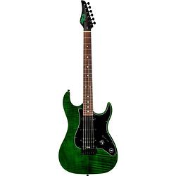 Foto van Jet guitars js-450 transparent green elektrische gitaar