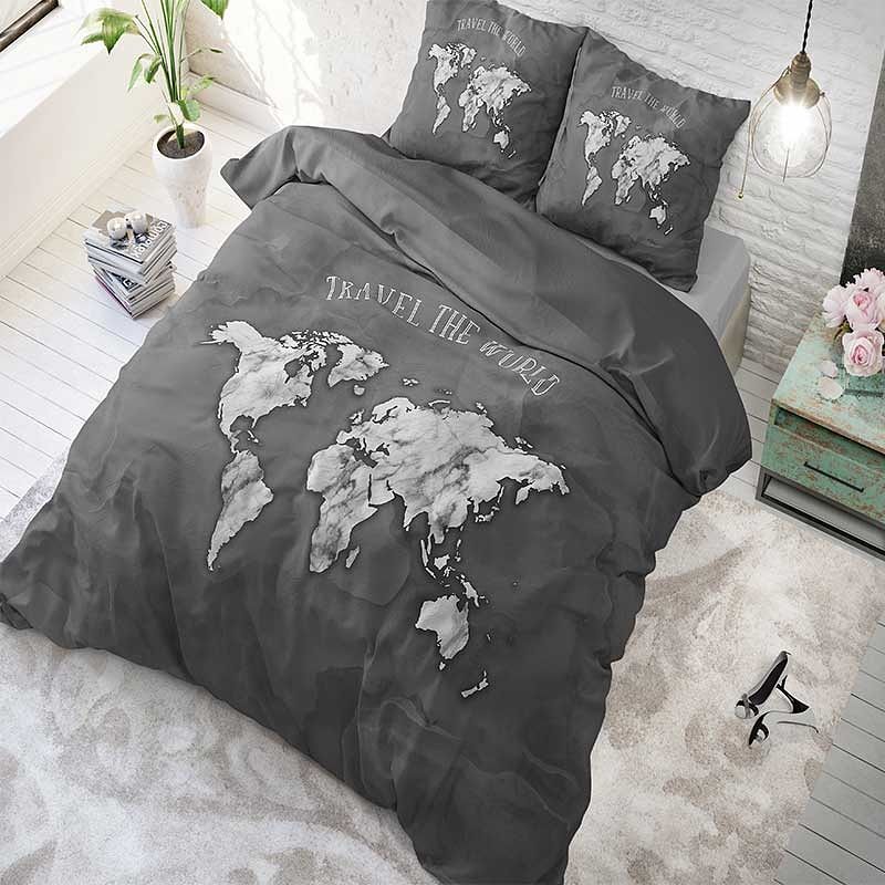 Foto van Dreamhouse bedding dbo dhb pr marble world anthra 200x220