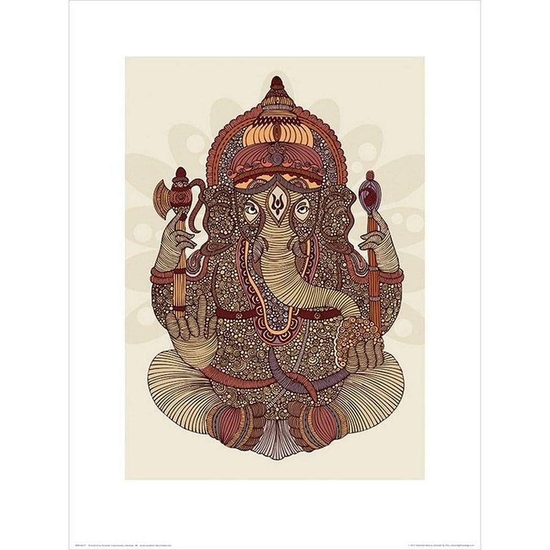 Foto van Pyramid valentina ramos ganesha kunstdruk 30x40cm