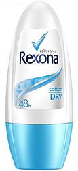 Foto van Rexona cotton dry roll-on anti-transpirant