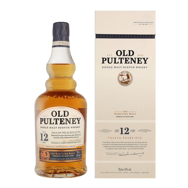 Foto van Old pulteney 12 years 70cl whisky