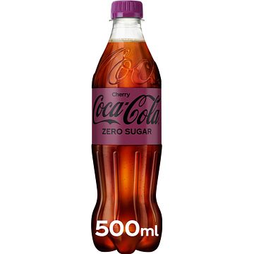 Foto van Cocacola zero sugar flavours cherry 500ml bij jumbo