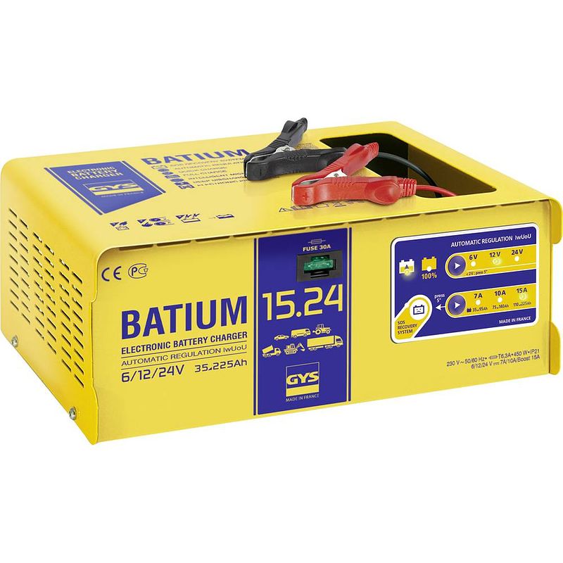 Foto van Gys batium 15.24 druppellader 6 v, 12 v, 24 v 22 a