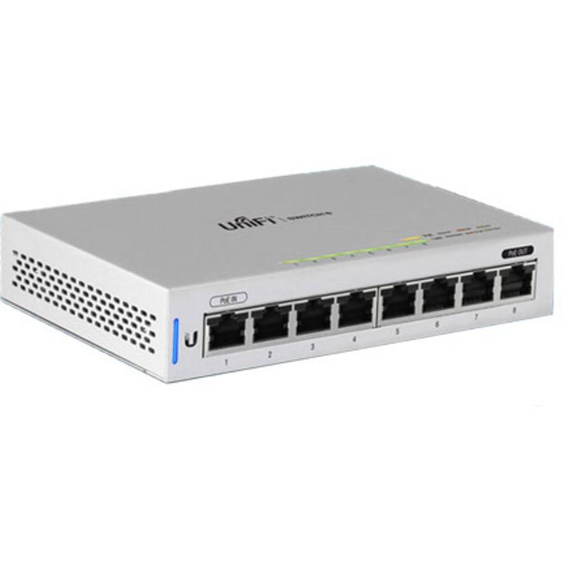 Foto van Ubiquiti networks us-8 netwerk switch 8 poorten poe-functie